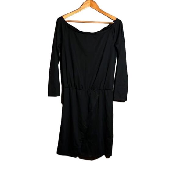 NWT! Tobi faux wrap black dress. Size large - Picture 7 of 7